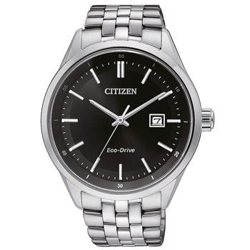 Men's Sports Rustfri stål Solar Quartz Herre ur fra Citizen, BM7251-88E